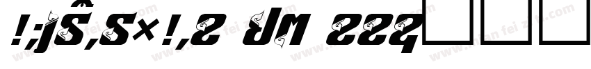 KSCINFIVKF0 18 00字体转换